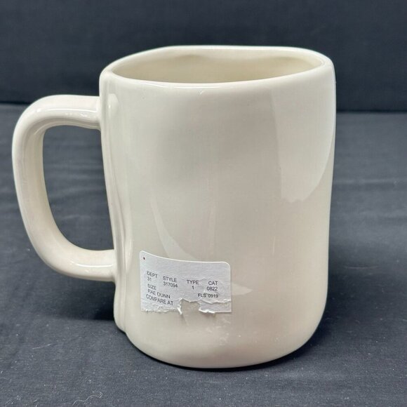 Rae Dunn HONEY Mug Ceramic Large Coffee Cup Magenta LL Farmhouse Gift White New - Picture 5 of 6